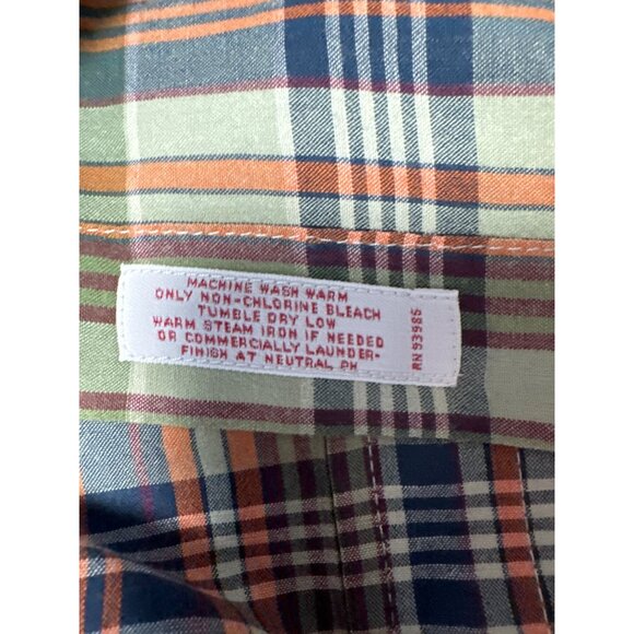 Brooks Brothers 346 The Original Polo Shirt Short Sleeve Button Down Shirt Sz L - Picture 6 of 11